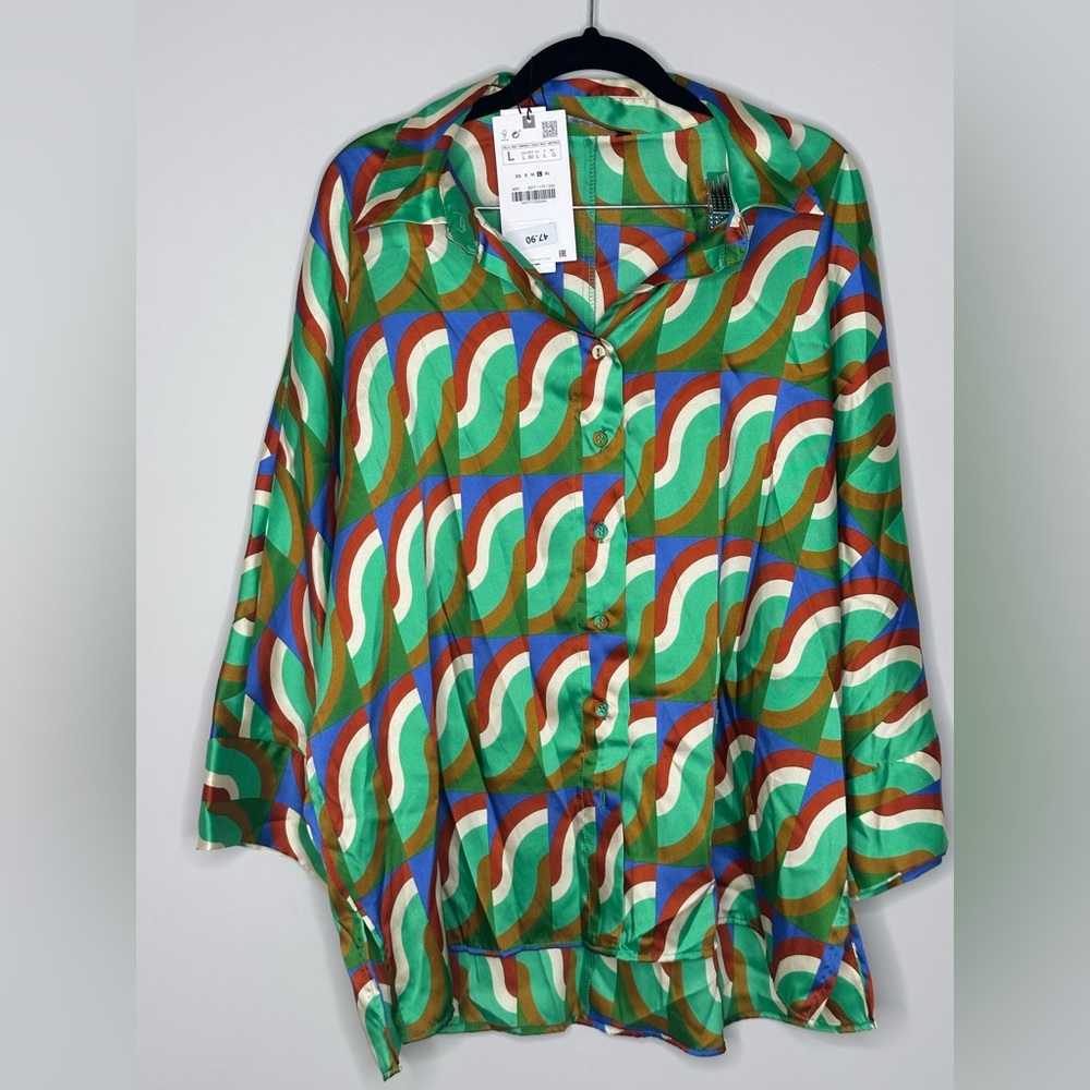 Print blouse